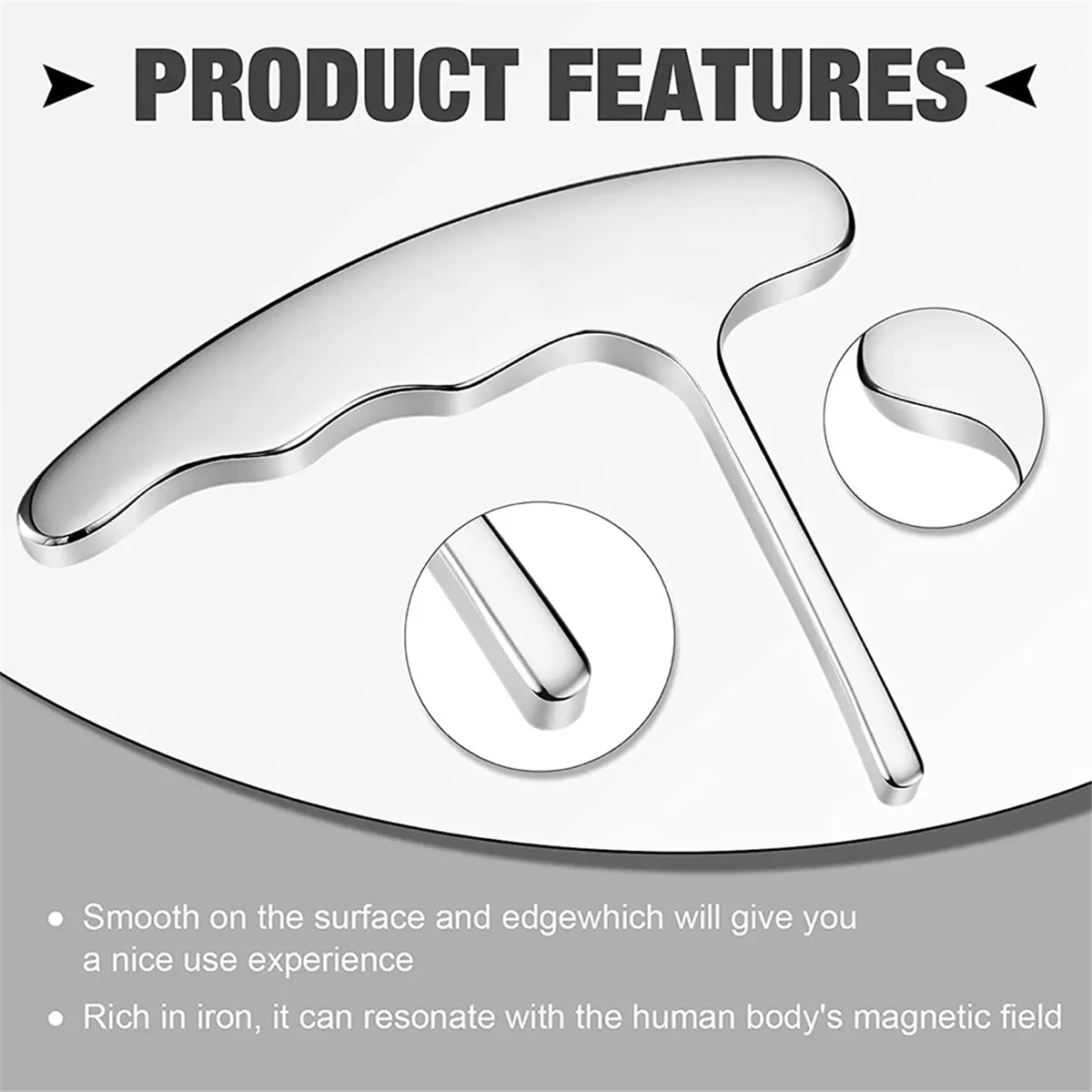 أداة تدليك الزناد من الفولاذ المقاوم للصدأ - تدليك الأنسجة العميقة - أداة الضغط الإبري لتخفيف آلام الليفي العضلي