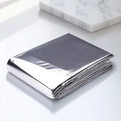 طبقة رقيقة عالية عاكسة من البوليستر الفضي قابلة للطي لحديقة الدفيئة ونمو النباتات في الشتاء أداة البستنة خيمة الطوارئ #6