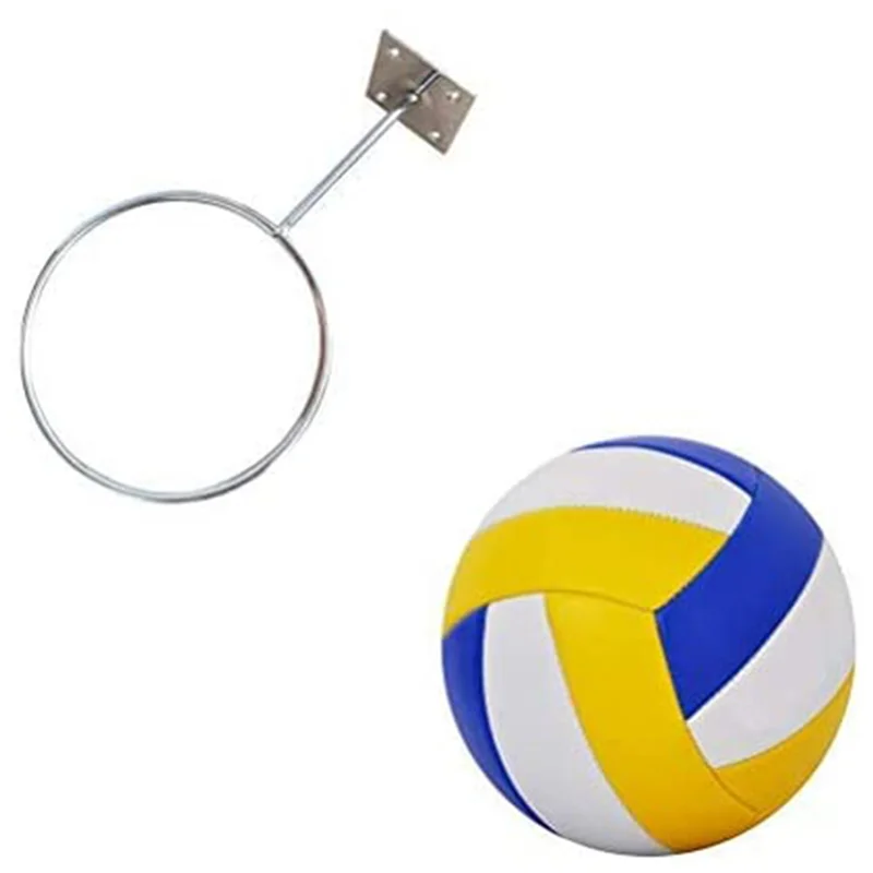 

A34R 15 Pack Ball Holders Wall Mount Sports Exercise Ball Storage Rack Organizer For Display Basketball Volleyball Soccer
