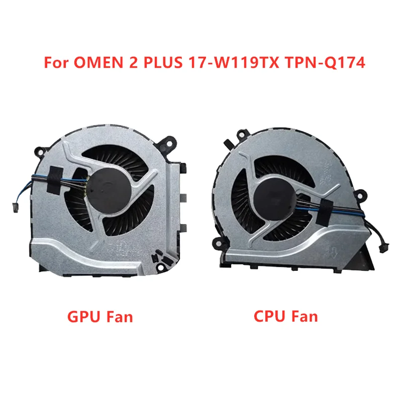 Brand New Original Laptop CPU Cooling Fan For HP OMEN 2 PLUS 17-W119TX TPN-Q174