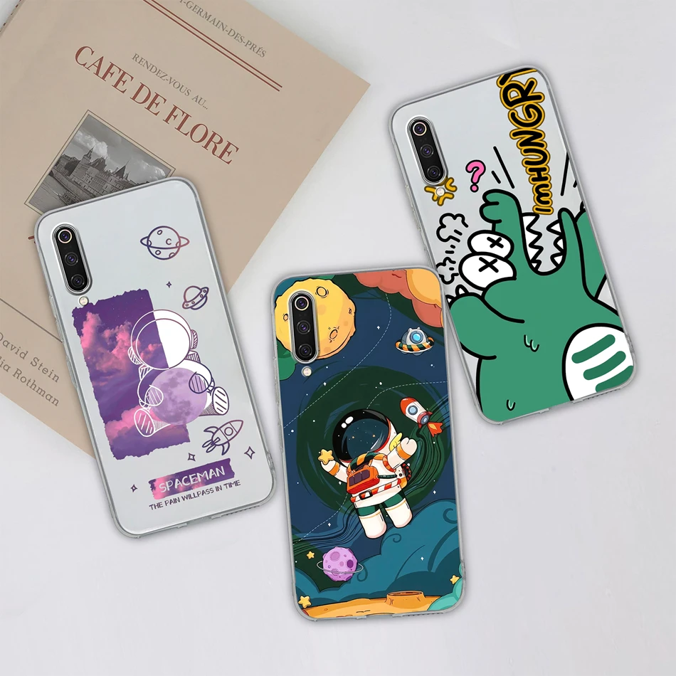 For Xiaomi Mi 9 Pro SE Lite Case Gradient Color Clear Back Cover Soft Slim Housing For Mi9 Mi 9Pro 9Lite 9SE Phone Cases Funda