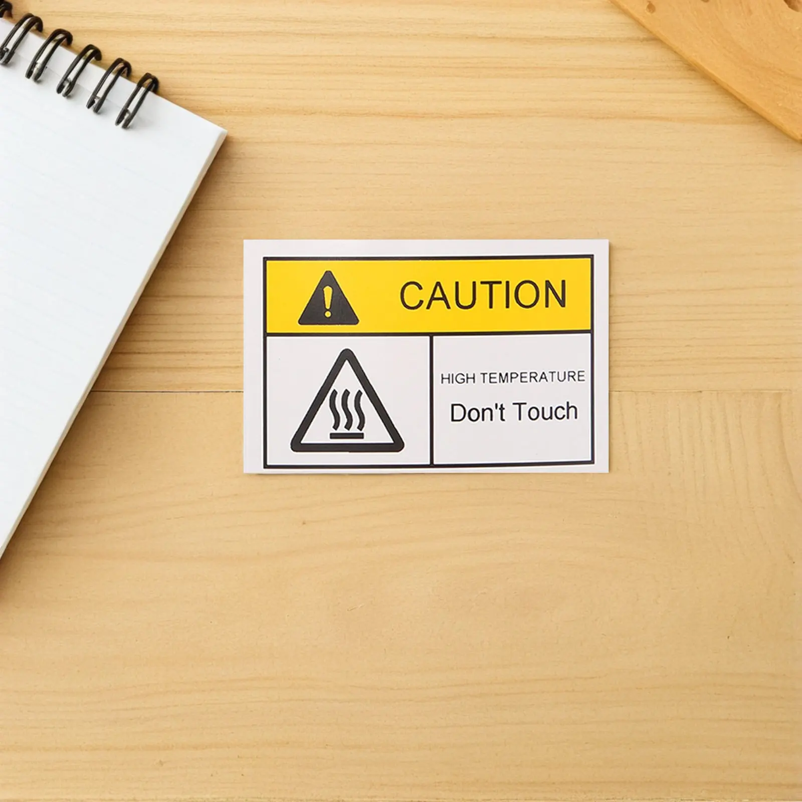 

Набор из 3 термостойких предупреждающих наклеек: Не прикасаться (для машин и бытовой техники)