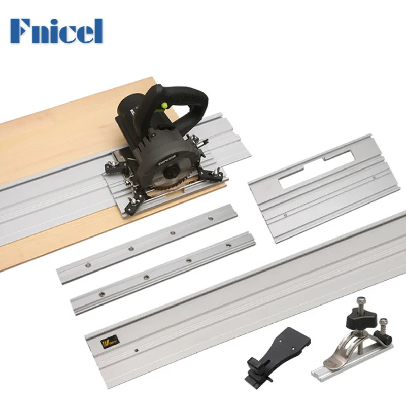 Guide Rail Track Saws Joining Tools Aluminum Alloy Extruded Guided Rails and Guide Rail Connector Tracksaw Precision Edge Guide