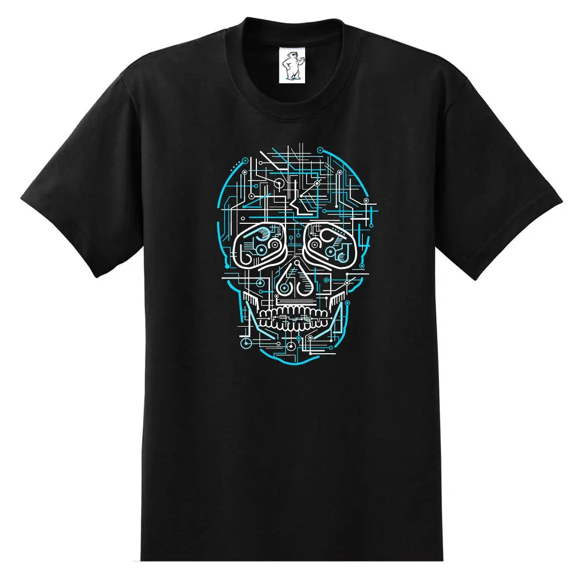 Electric Skull T Shirt Men'S Big And Tall