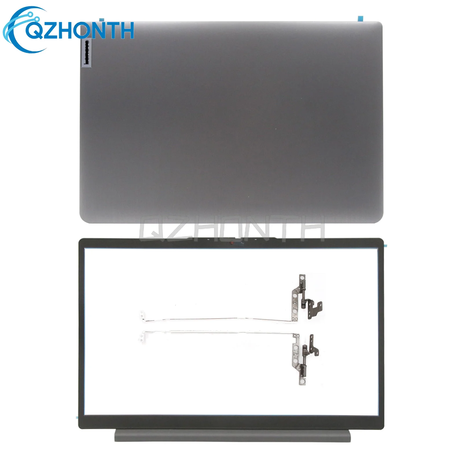 

New LCD Back Cover + Bezel + Hinges For Lenovo ideapad 3-14ITL6 14ALC6 14ADA6 3 14IAU7 14ABA7 (Silver) 14"