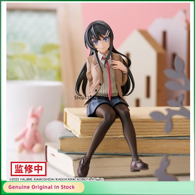 

Original Anime Rascal Does Not Dream of Bunny Girl Senpai Sakurajima Mai Noodle Stopper Action Figure Model Desktop Ornaments