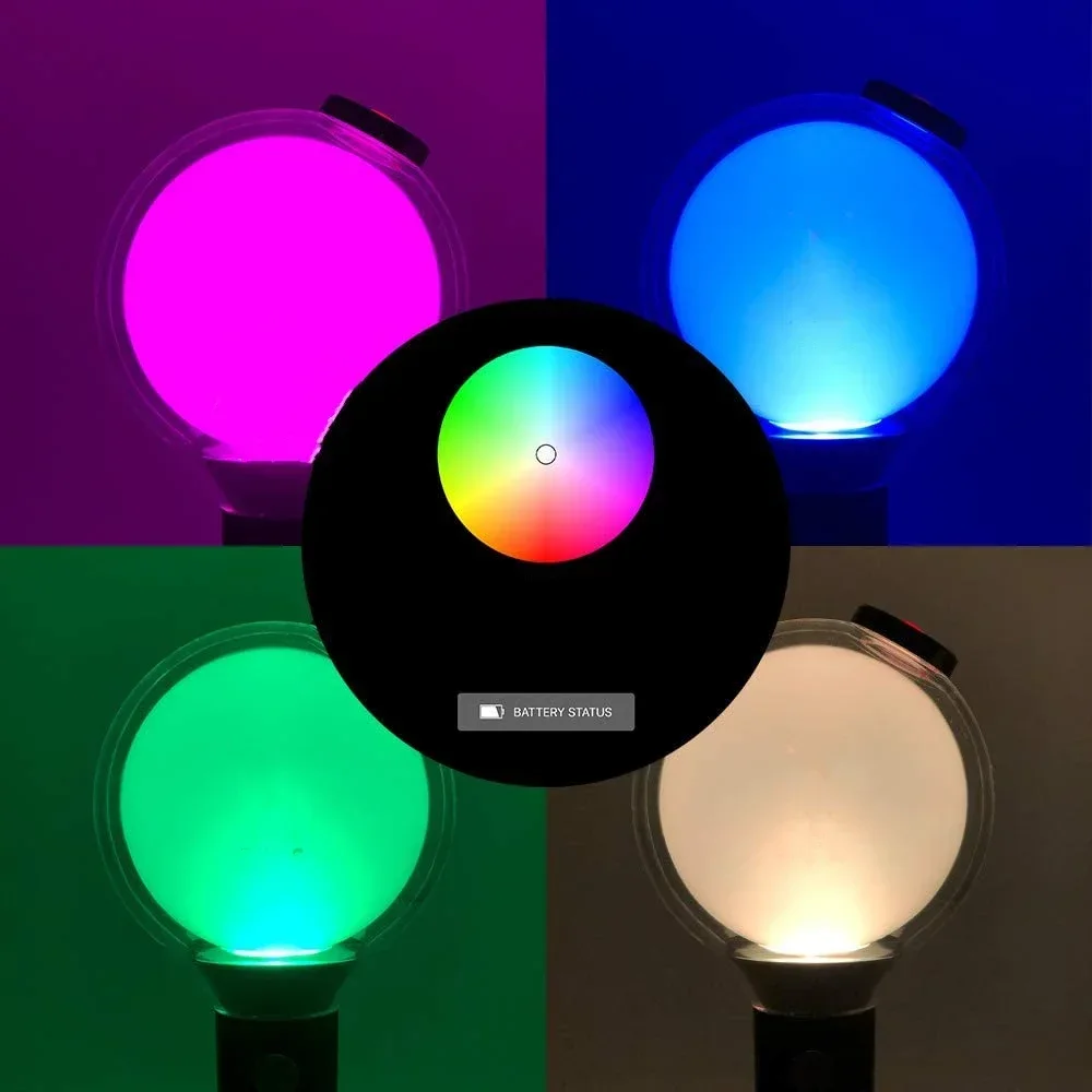 Tongkat lampu konser Kpop Army Bomb versi 4, tongkat cahaya peta of The Soul edisi khusus, tongkat lampu konser dengan Bluetooth, koleksi penggemar kartu foto