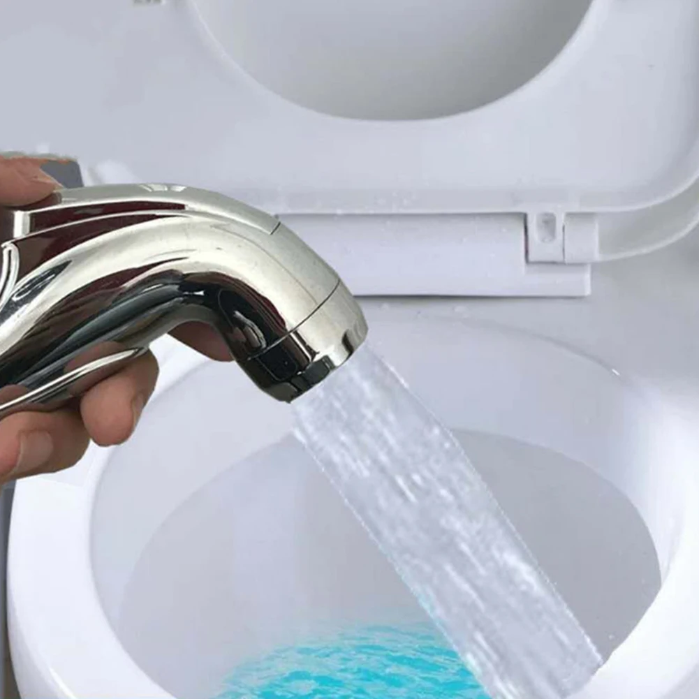 

Practical Extremely High Quality Light Weigh Brand New Bidet Spray Shower Hose ABS G1/2\" Silver Multi-functional