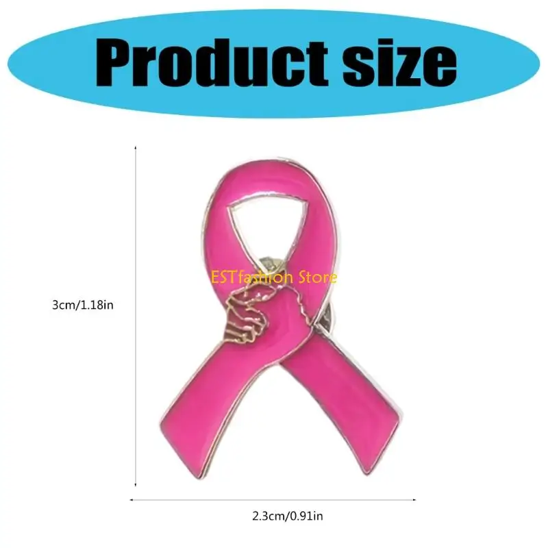 Y5GC 10pcs Butterfly Enamel Pin Brooch Ribbon Metal Gift Month Symbol Lapel Badge for Parties School Event and Conferences