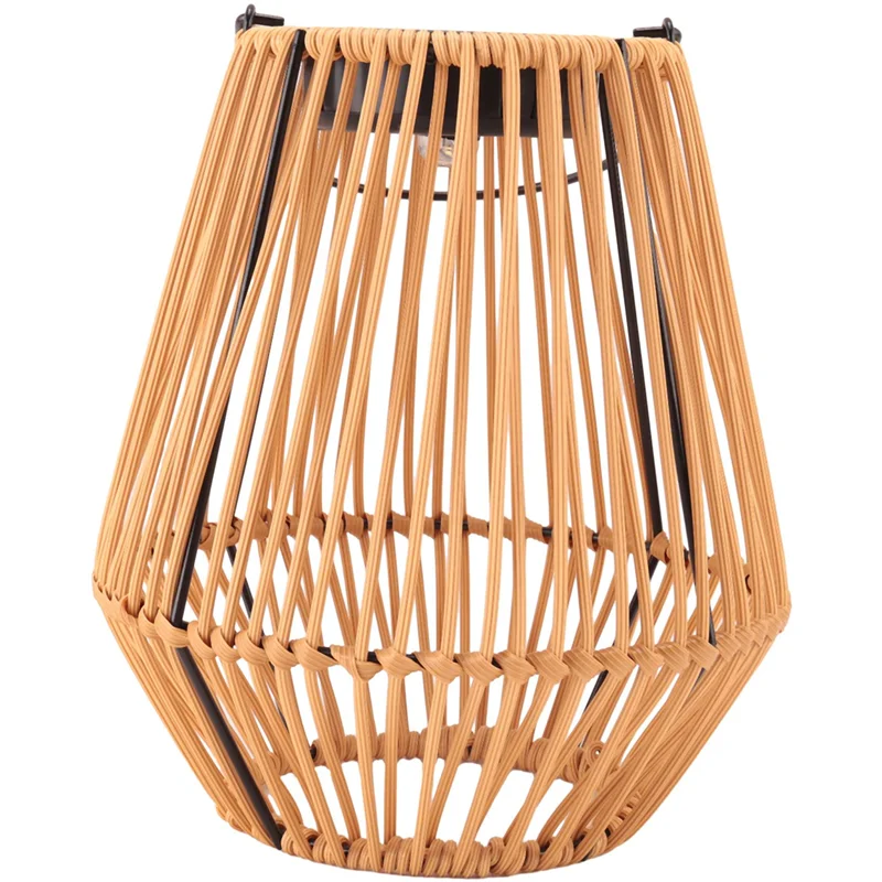 

Hot Sale 2 PCS Solar Lanterns Solar Powered Outdoor Lights PE+Iron Waterproof For Decorating Garden Yard Patio