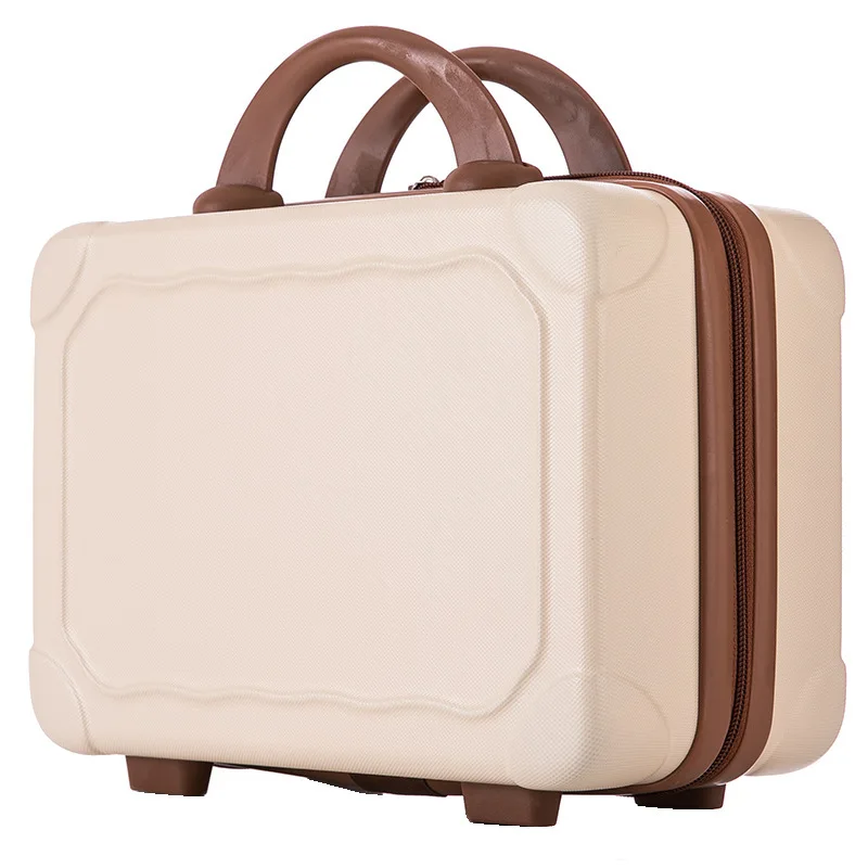 (005) Retro cosmetic case suitcase portable luggage mini travel case storage small box