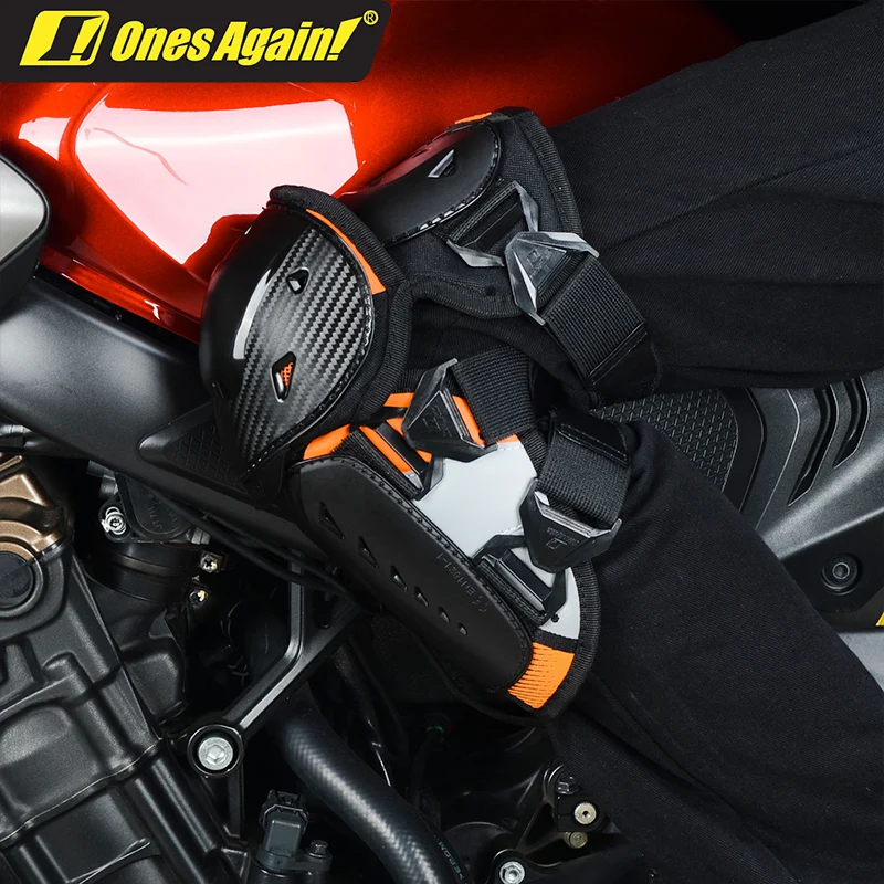 New Fashion Motorcycle Knee and Elbow Protectors 4 PCS Set Men Women Universal Fashion Riding Off-Road Anti-Fall Breathable Knee