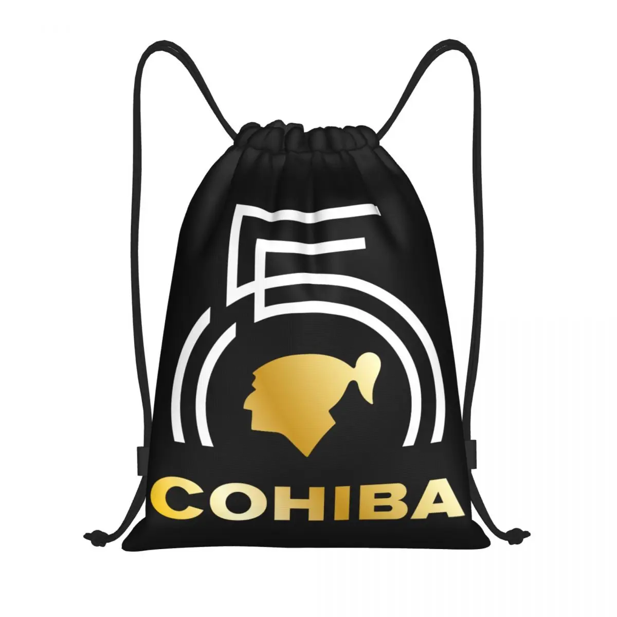 Cuban Cohiba Drawstring Backpack Sports Gym Bag for Women Men Training Sackpack