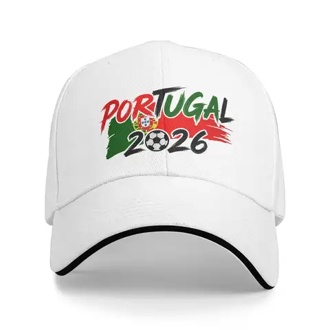 Women Men Portugal Football Match 2026 Outdoor Hat Usa Canada Mexico Soccer Sun Cap New Baseball Cap Sunscreen Sunshade