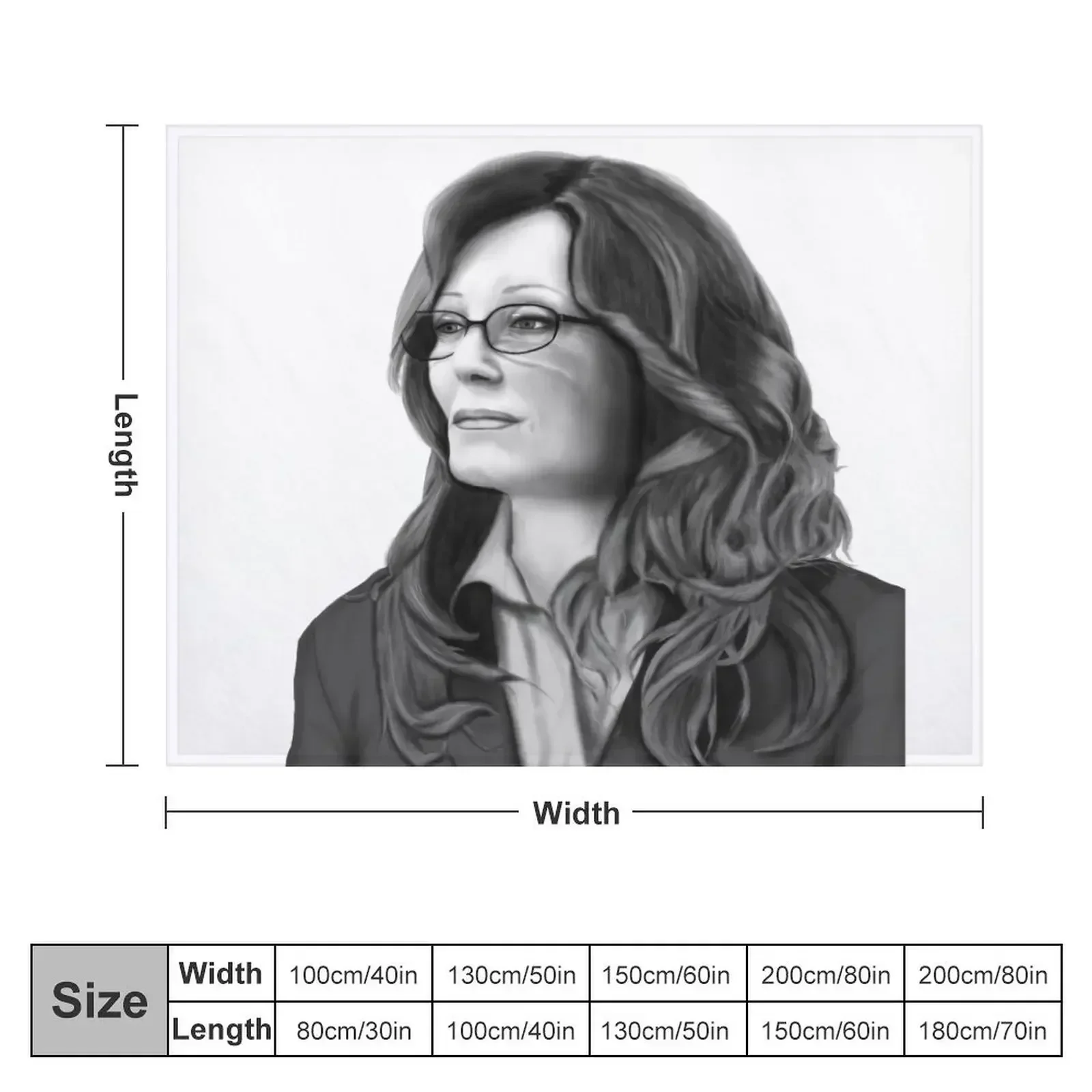 Laura Roslin Throw Blanket Polar funny gift Sofa Throw Blankets