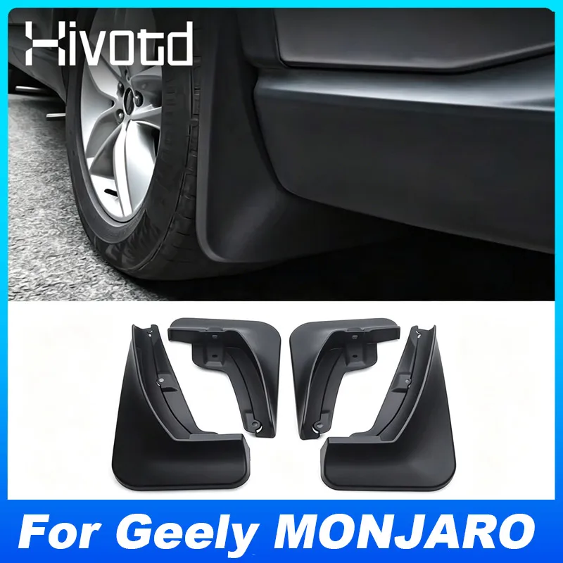 

Hivotd Car Fender Cover For Geely MONJARO KX11 Manjaro 2024 Plastic Splashproof Mudguard Parts Exterior Modification Accessories
