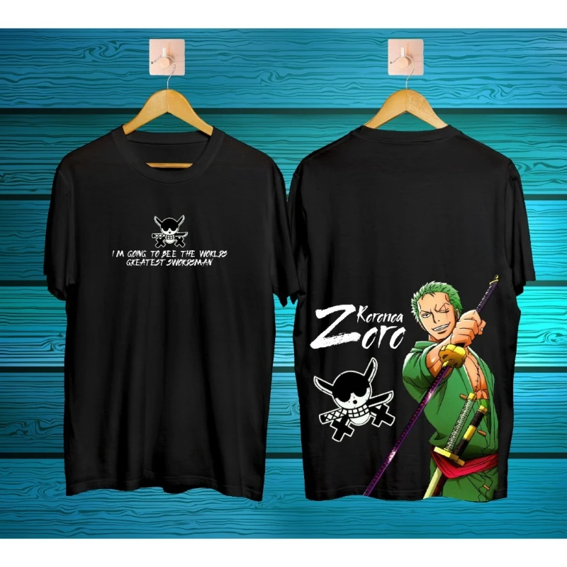 

Japanese Anime ONE PIECE Casual Men's T-shirt Summer New Retro Fashion Men's and Women's Streetwear