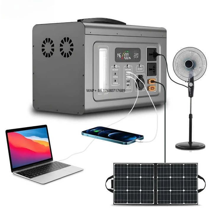 

Portable 1280Wh Solar Generator Power Station 1500W 220V AC Socket Outdoor Camping RV Waterproof Jump Starter Solar Panel