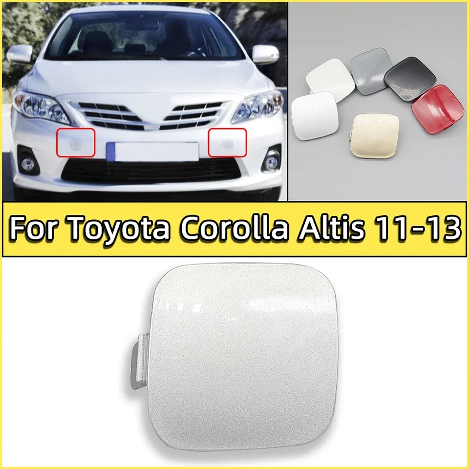 

Auto Part Towing Hook Eye Cover Cap For Toyota Corolla Altis 2011 2012 2013 Front Bumper Tow Hook Hauling Trailer Lid Garnish