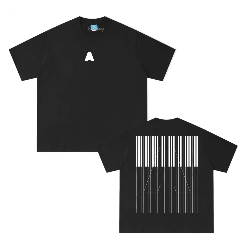 

PIANO KEYS T-SHIRT Hip Hop Armin van Buuren Same As Official Website High Quality 100%Cotton Tee-shirt Summer 100%Cotton T Shirt
