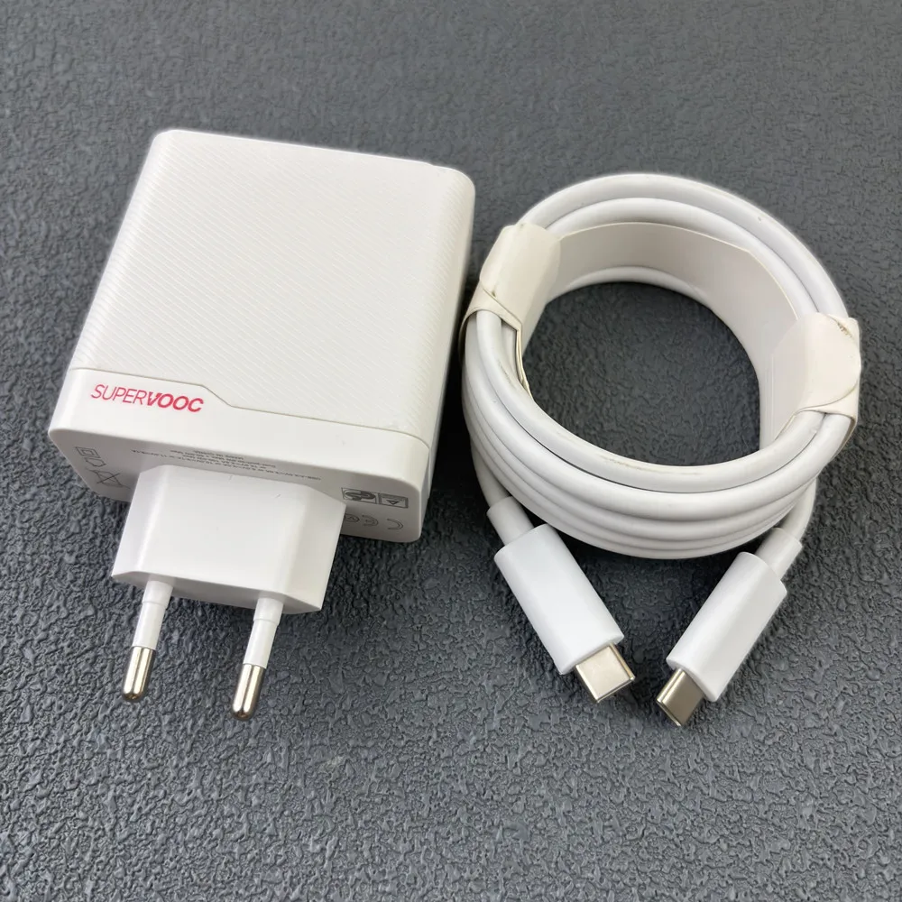 

Настенное зарядное устройство Realme Supervooc Fast Power 100 Вт 1A1C для GT 7 7T 15 14 14T 13 12 Pro+ P3 Ultra 1/1.5M 12A USB C to USB C PD Cable