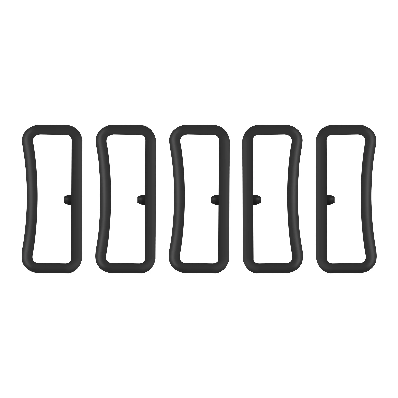 

5Pcs Silicone Watch Band Retainer Smooth Texture Comfortable Wearing for Fenix 235 22mm Watch Strap Loop