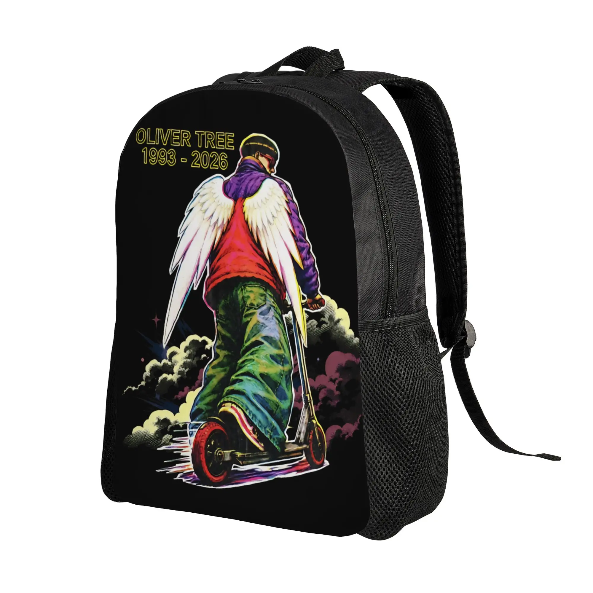 Oliver Tree Rest In Peace 1993 to 2026 Memorial Teenage Backpack with Pocket High School Daypack Laptop Computer Shoulder Bag