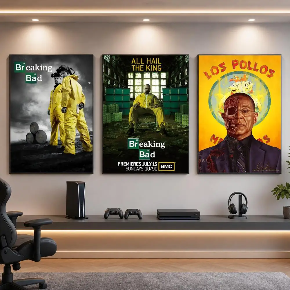 Series Crime B-Breaking Bad Poster HD Removable Wall Art Gift Bedroom Lounge Dorm Office Gaming Cafe Bars