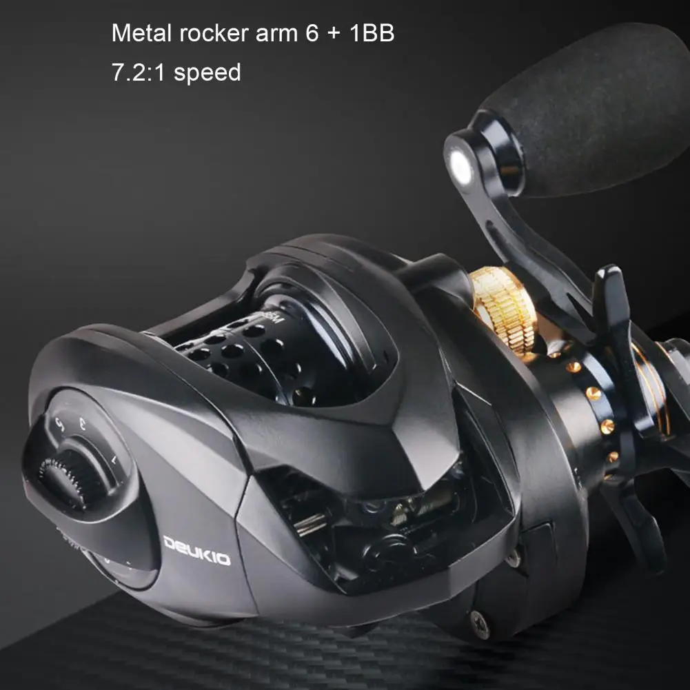 

Excellent Fishing Reel Solid EVA Grip Fishing Wheel High Strength Low-Profile Fish Reel