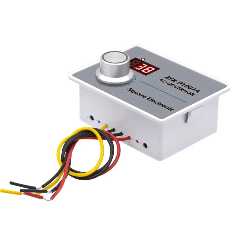 

P1007A 500W AC Motor Speed Controller Digital Display PWM Stepless Regulator 220V High Power Governor