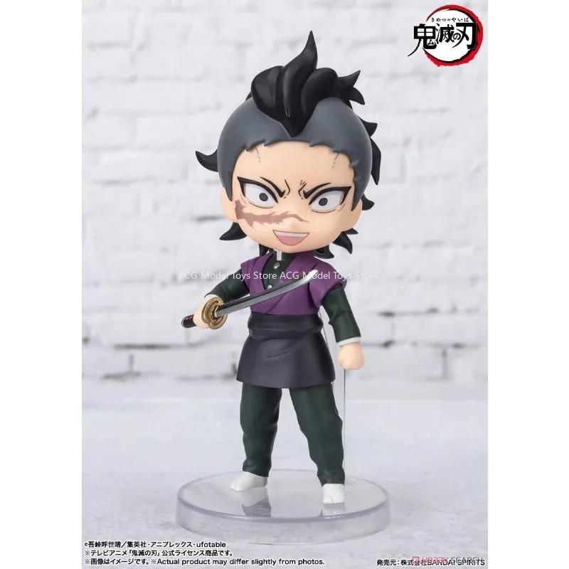 Оригинальная Bandai фигурка мини-убийца демонов Shinazugawa Genya экшн-фигурка игрушки Коллекционная модель подарок