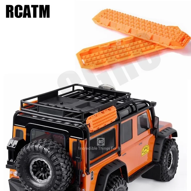 2pcs Anti-skid Self-help Board For 1/10 RC Crawler Car TRX4 Defender G500 TRX6 G63 RC4WD D90 Axial Scx10 90046 CC01 VS4