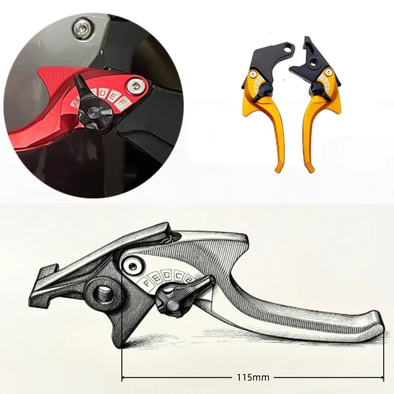 

Новая тормозная ручка с ЧПУ для Triumph Trophy/SE 2013 2014 2015 2016 2017, ручка сцепления, короткий тормозной рычаг, детали мотоцикла