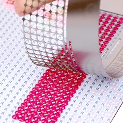 1pc- 240 Hole Diamond Painting Net Ruler Point Drill Ruler，Stick drill tool net ruler DIY Needlework Tool Accessory
