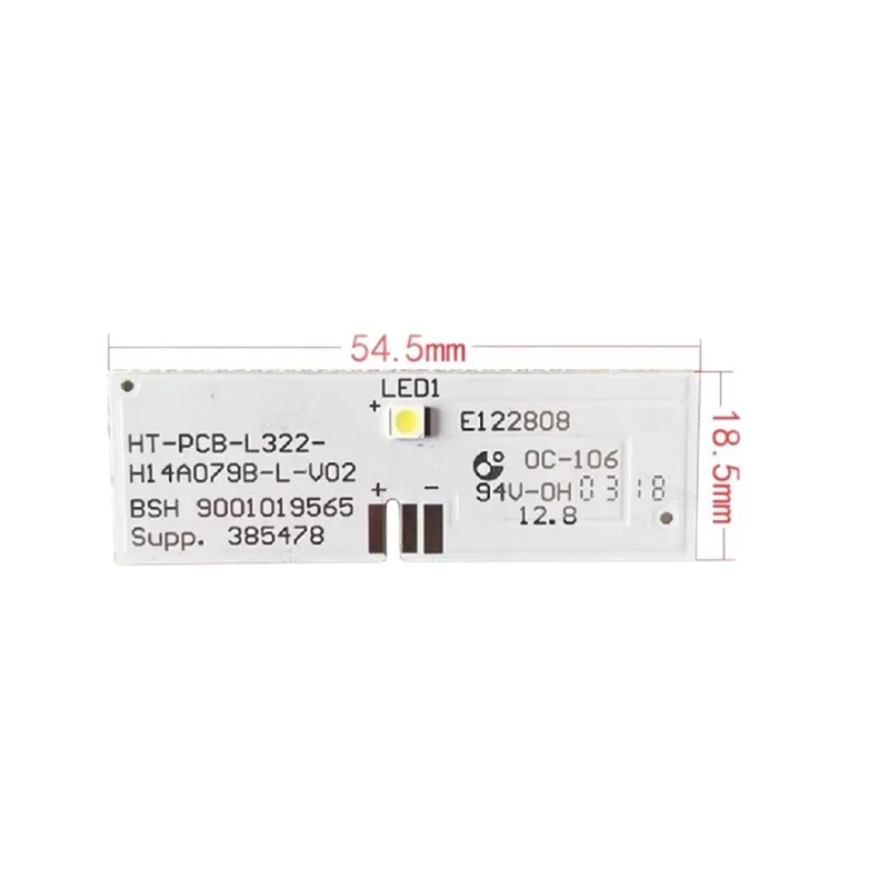 

ABDJ-Refrigerated LED Light Bar Parts For Siemens BSH9001019565 Refrigerator Home Appliance Accessories