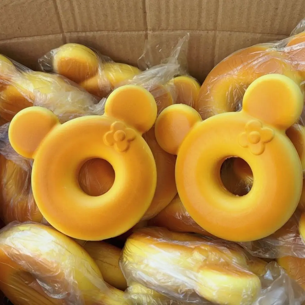 Grappig Donut Vent Knijpen Speelgoed Super Zacht Trage Rebound Bakken Pinch Speelgoed Creatieve Beer Oren Cartoon Pinch Speelgoed Kantoorpersoneel
