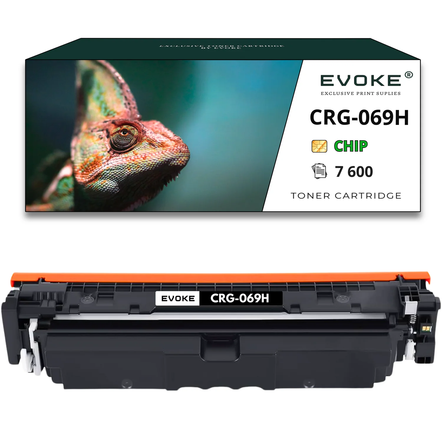 Toner voor Canon Crg-069 Zwart XL + Chip Mf752Cdw Mf754Cdw Lbp673Cdw Crg069H