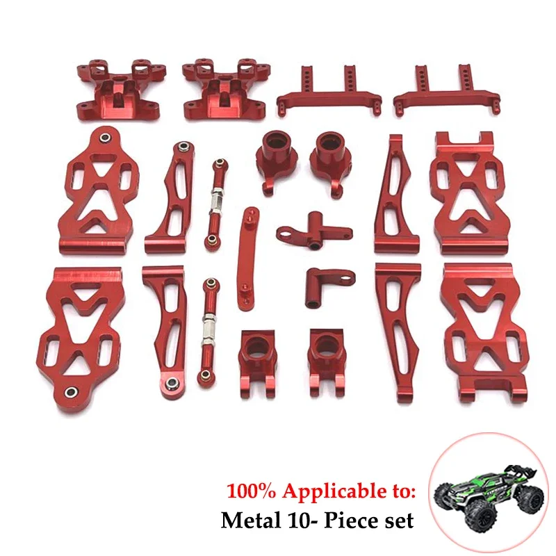 Amortiguador De Metal Para SCY 16101, 16102, 16103, 16201 1/16, Piezas Mejoradas Coche RC, Accesorios kontrola prędkości Rc opona 1/10