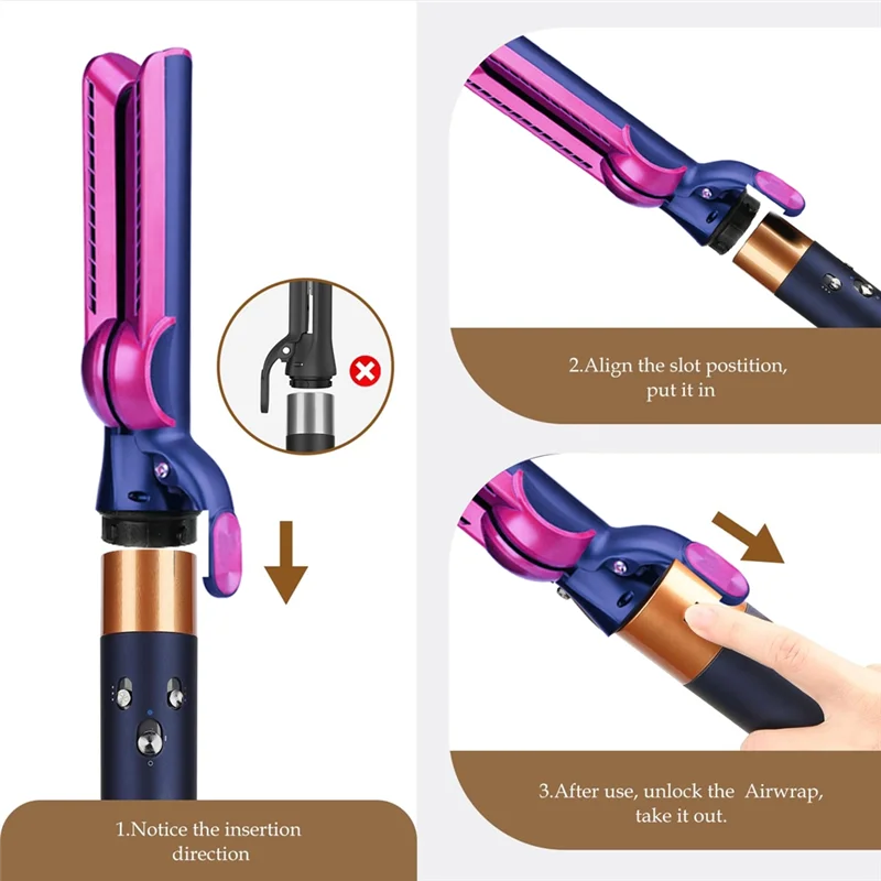 ABZA-Hair Straightener Nozzle Plate Attachment For Dyson Airwrap HS01 HS05 HS08 Airflow For Smooth Hair Style