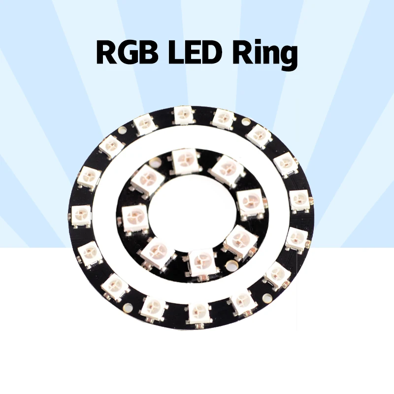 Lamp Light RGB LED Ring 1 3 4 7 8 9 12 16 24 32 Bits LEDs WS2812 5050 RGB LED Ring  with Integrated Drivers