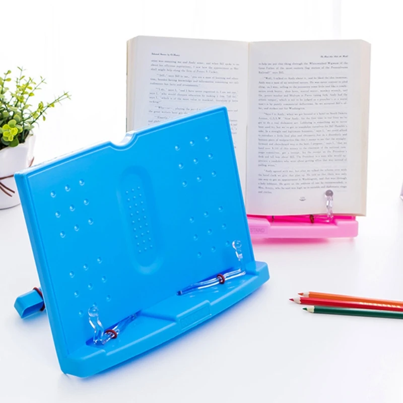 Foldable Reading Book Holder Bookend Music Score Recipe Shelf Folding Holder Bookstand Cookbook Dropshipping
