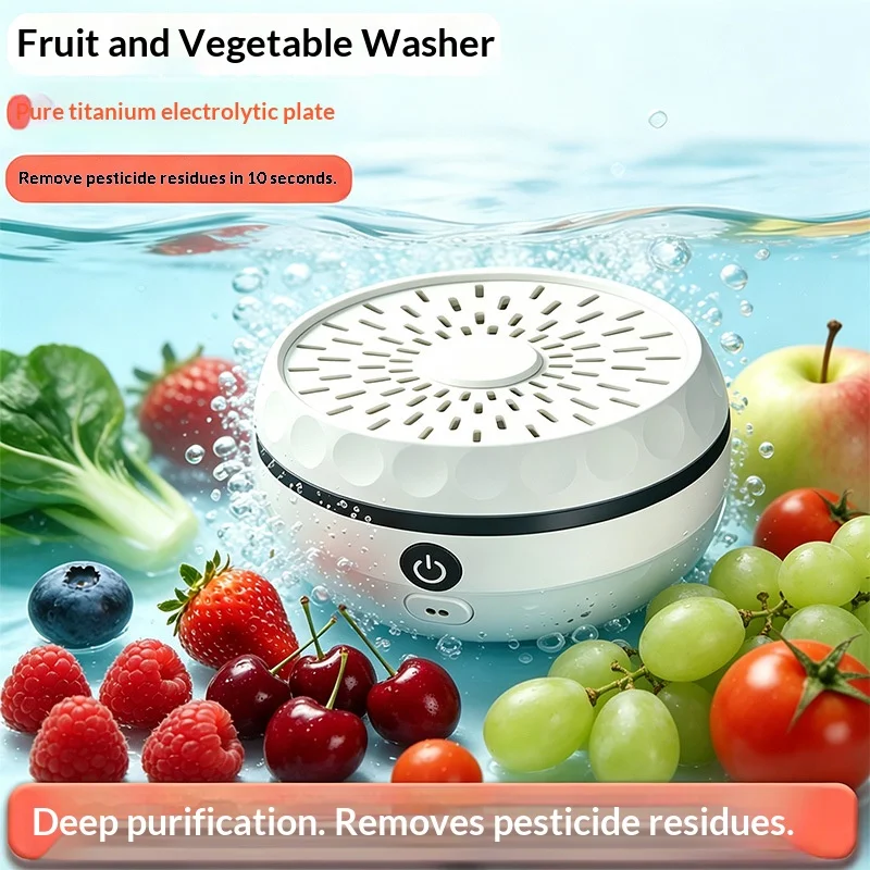 Home Appliance Fruit And Vegetable Washing Machine Pesticide Residue Removal Best-Selling Organic Disinfection Sterilizer for Ki