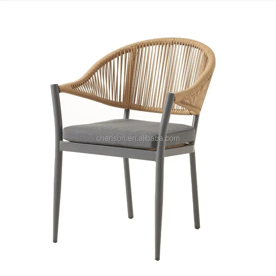 

For Patio Furniture Contract Wicker Dining Chair for Restaurant