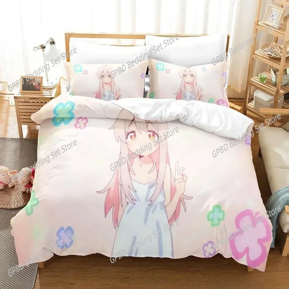 New Onimai I'm Now Your Sister! Comfortable Duvet Quilt Cover Pillowcase Bedding Set Children Bedroom Decoration Home Textile