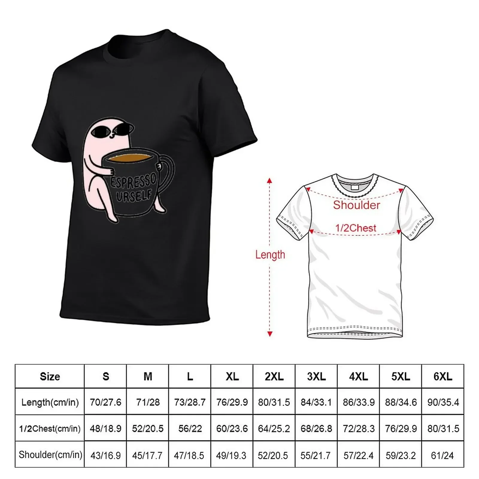 Ketnipz Espresso Urself T-Shirt cheap stuff oversized t shirt shirts graphic tee Men's t shirts