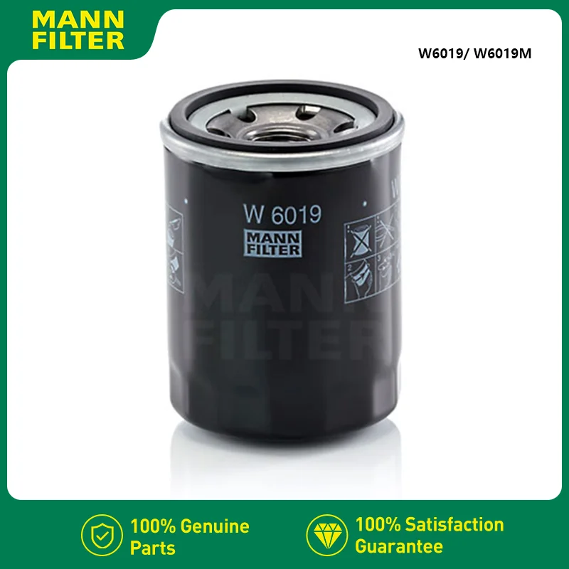 MANNFILTER W6019/W6019M Oil Filter Fits TOYOTA GT86 SUBARU BRZ Liberty Outback Forester 15208-AA15A 15208-AA130 90915-YZZS2