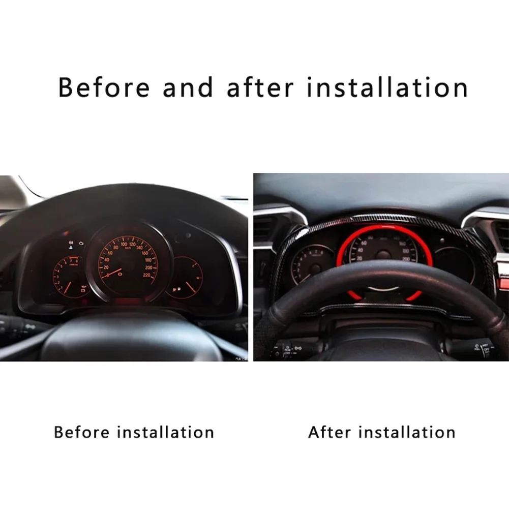 

Украшение рамки приборной панели автомобиля для Honda Fit Jazz GK5 2014-2019-A28K