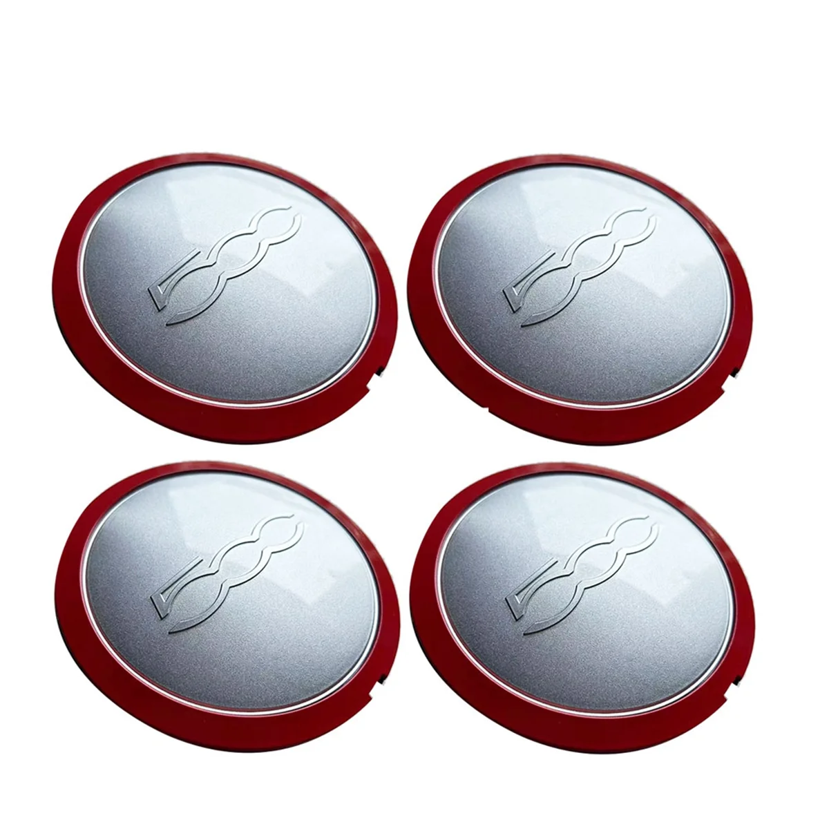 

4Pcs 133mm Hubcap for Fiat 500 Wheels Centre Hub Caps Dust Cover 68078419AC 68078421AC