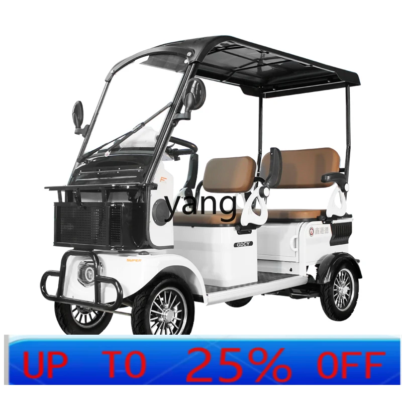 LTT elderly scooter passenger and cargo dual-purpose four-person electric scooter