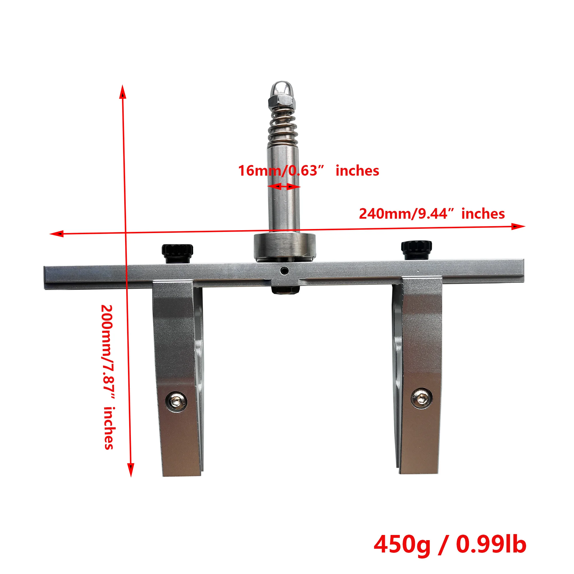 Mechanizm obrotowy 16 mm Sy Tools Beast z zaciskiem do części systemu ostrzenia noży